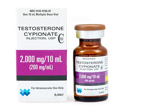 West-Ward Testosterone Cypionate Injection 200mg/ml